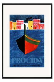 Gerahmter Kunstdruck Italien - Procida II