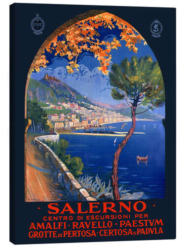 Canvas print Italy - Salerno