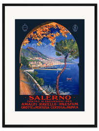 Gerahmter Kunstdruck Italien - Salerno