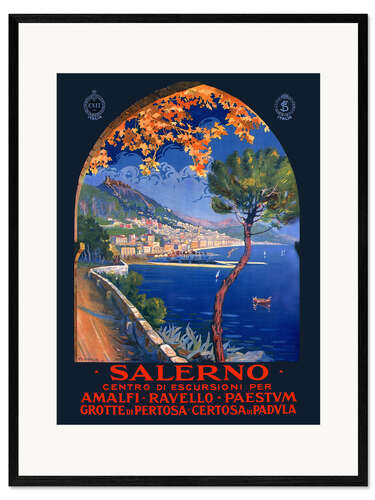 Framed art print Italy - Salerno
