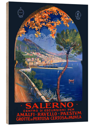 Holzbild Italien - Salerno