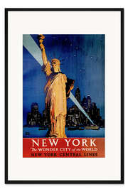 Gerahmter Kunstdruck New York