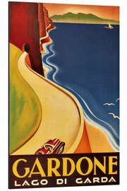 Magnettafel Italien - Gardone (Lago di Garda)
