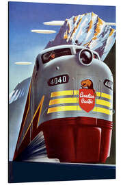 Tableau en aluminium Chemin de fer Canadien Pacifique