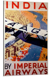 Magnettafel Indien bereisen mit Imperial Airways