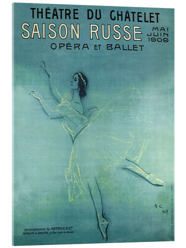 Akrylbilde Saison Russe - Opera et Ballet