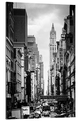 Tableau en plexi-alu Rues de Manhattan