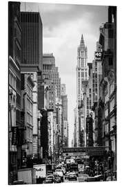 Magnettafel Manhattan Straßenschlucht