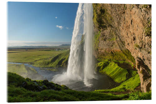 Quadro em acrílico Seljalandsfoss Waterfall, Iceland