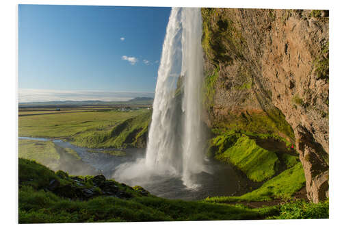 Foam board print Seljalandsfoss Waterfall, Iceland