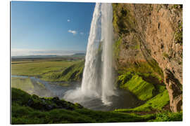 Gallery Print Seljalandsfoss Wasserfall, Island