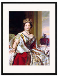 Gerahmter Kunstdruck Queen Victoria