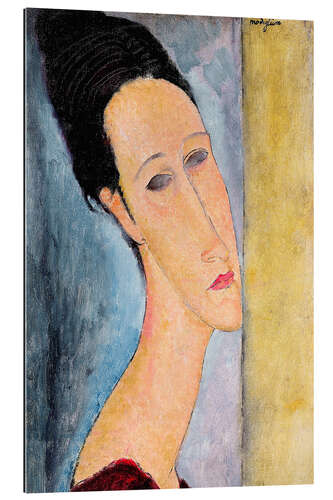 Cuadro de plexi-alu Portrait of Jeanne Hebuterne