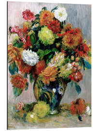 Alubild Vase mit Blumen I