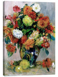 Canvastavla Vase of Flowers I