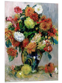 Foam board print Vase of Flowers I