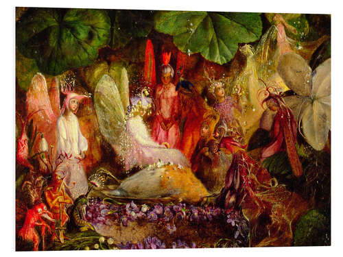 Foam board print The fairy banquet, 1859