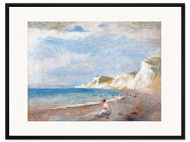 Gerahmter Kunstdruck Strand bei Varangeville