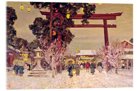 Acrylic print View of Shinto Shrine, c.1889