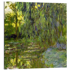 Magnettafel Trauerweide, Der Seerosenteich in Giverny