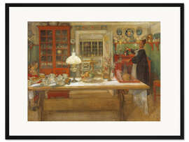 Gerahmter Kunstdruck Immer bereit für ein Spiel