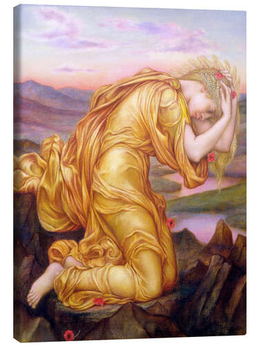 Canvas print Demeter mourns Persephone