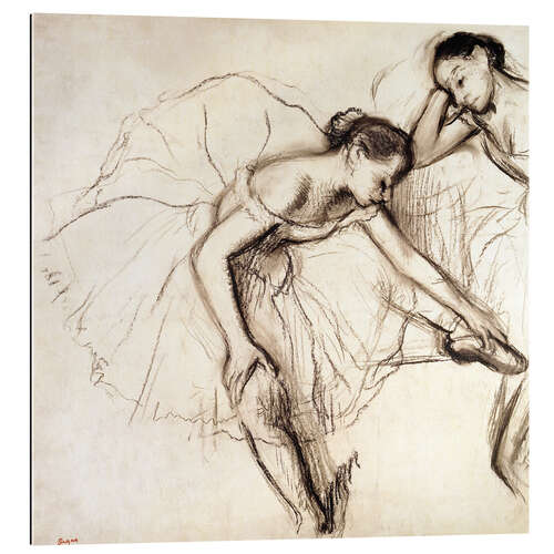 Gallery print Two dancers resting