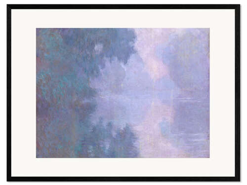 Framed art print A Morning on the Seine at Giverny