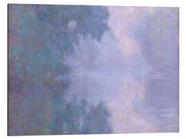 Magnettafel Ein Morgen an der Seine bei Giverny - Claude Monet