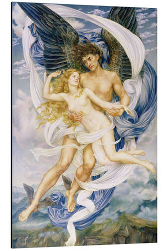 Tableau en aluminium Boreas et Oreithyia