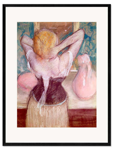 Stampa artistica con cornice La Toilette