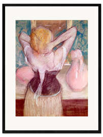 Plakat artystyczny premium w ramie La Toilette