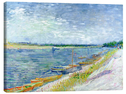 Canvas print Moored Boats