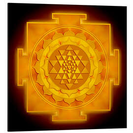 Magnettafel Golden Sri Yantra II
