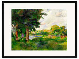 Gerahmter Kunstdruck Landschaft