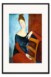 Gerahmter Kunstdruck Frau des Künstlers