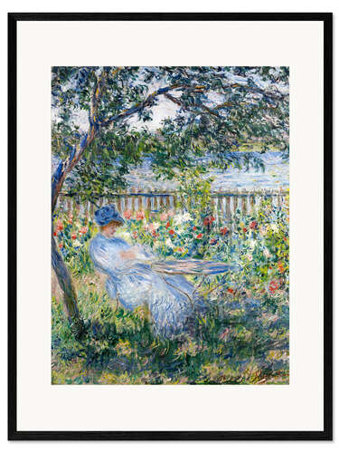 Framed art print La Terrasse (The Terrace)