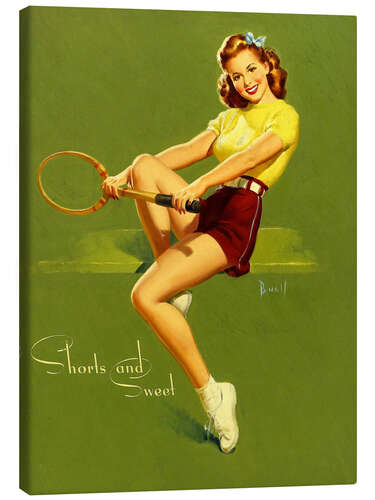 Lerretsbilde Pin Up - Shorts and Sweet