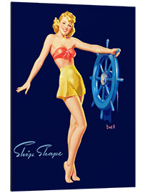 Stampa su alluminio Pin Up - Ship Shape