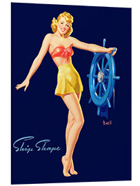 Foam board print Pin Up - Ship Shape