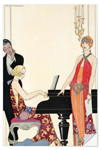 Selvklæbende plakat Incantation, illustration for "Gazette du Bon Ton", 1922