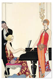 Sticker mural Incantation - Illustration pour la Gazette du Bon Ton, 1922