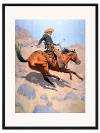 Gerahmter Kunstdruck Der Cowboy