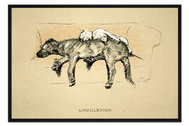 Gerahmter Kunstdruck Wellenform