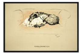 Gerahmter Kunstdruck Verschmelzung