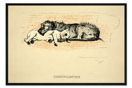 Gerahmter Kunstdruck Befriedigung