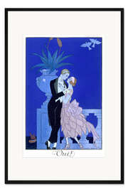 Gerahmter Kunstdruck Yes! 1921