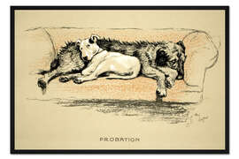 Gerahmter Kunstdruck Probezeit