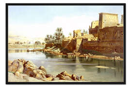 Gerahmter Kunstdruck Tempel der Isis auf der Insel Philae