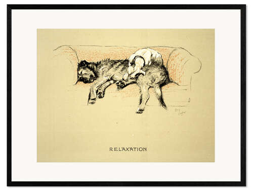 Kehystetty taidepainatus Relaxation